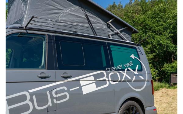 BusBoxx Wäscheleine für Kederschiene VW T5 / T6 DIY Selbstbausatz für California